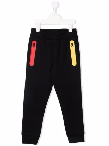 Stella McCartney Kids спортивные брюки с карманами на молнии