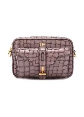 Сумка Camera из кожи с тиснением Tom Ford