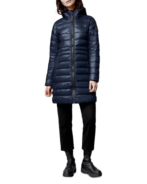 Пуховое пальто средней длины с капюшоном Cypress Canada Goose