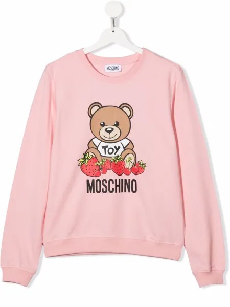 Moschino Kids logo-print sweatshirt