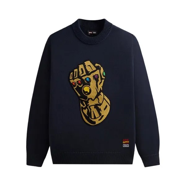 Свитер Kith x Marvel Thanos Lewis Crewneck Sweater, цвет Nocturnal