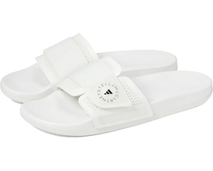 Сандалии Adidas Slides, цвет Footwear White/Footwear White/Core Black