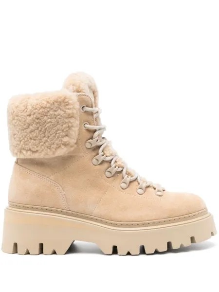 Woolrich ботинки с мехом, нейтральный цвет