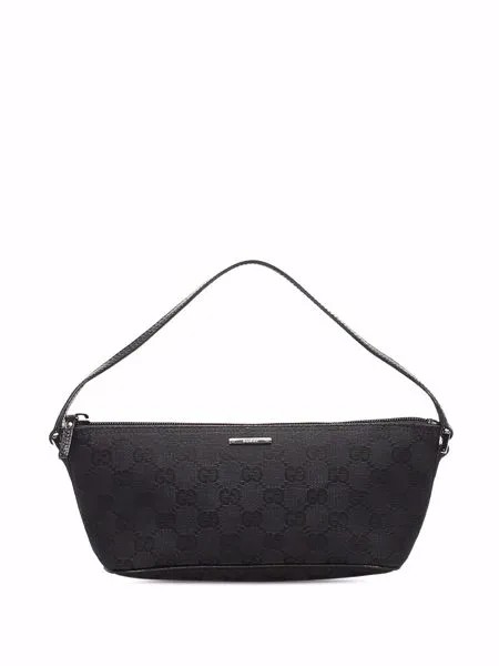 Gucci Pre-Owned сумка на плечо Boat с монограммой GG
