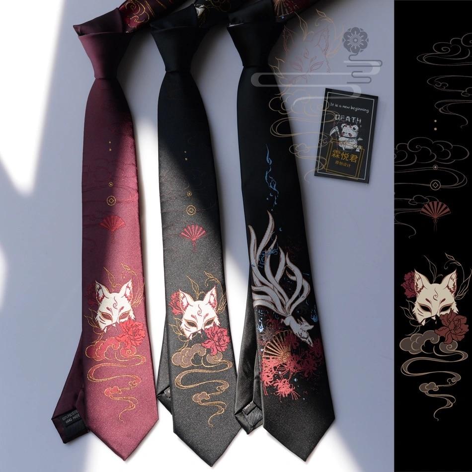 Аниме Fox Bow Tie Косплей Костюм Мужской Женский Кавайи Аксессуары Реквизит