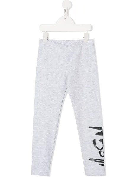 MSGM Kids легинсы с логотипом
