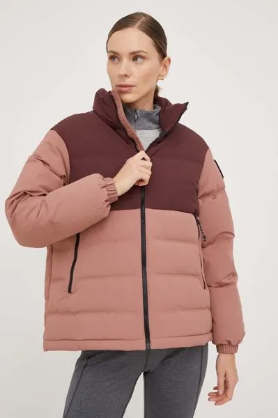 Пуховик Jack Wolfskin, розовый