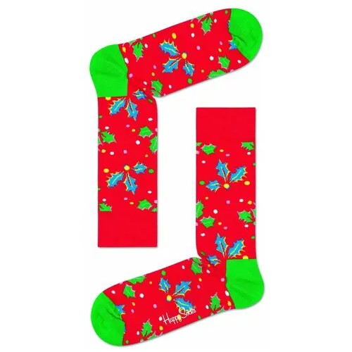 Носки Happy Socks, 2 пары, 2 уп., размер 25, красный