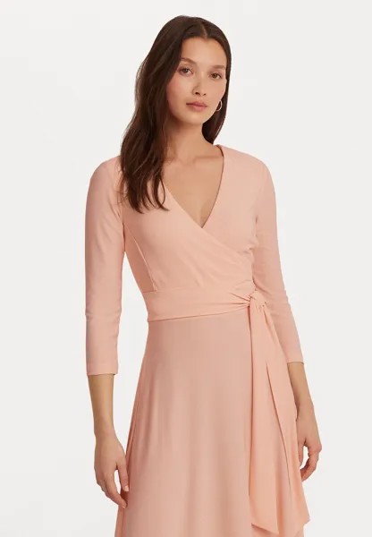 Платье из джерси CARLYNA 3/4 SLEEVE DAY DRESS Ralph Lauren, цвет pink opal