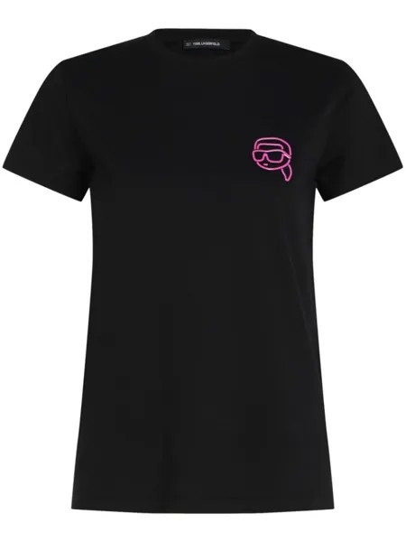 Karl Lagerfeld футболка Ikonik 2.0 Jelly, черный