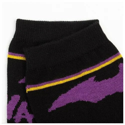 Мужские носки RusExpress, классические, размер 27, фиолетовый, черный
