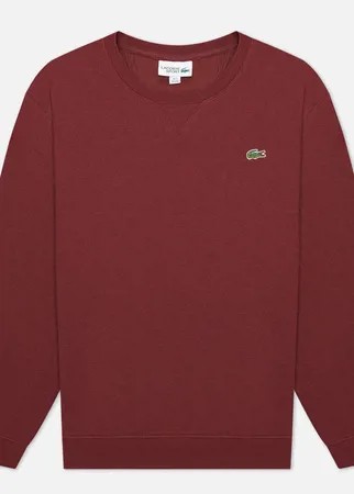 Мужская толстовка Lacoste Sport Cotton Blend Fleece, цвет бордовый, размер M