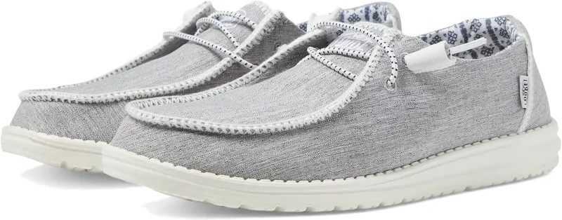 Кроссовки Wendy Boho Stitch Slip-On Casual Shoes Hey Dude, цвет White Melange