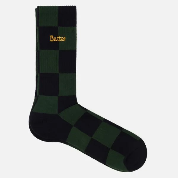 Носки Butter Goods Checkered чёрный, Размер 40-46 EU