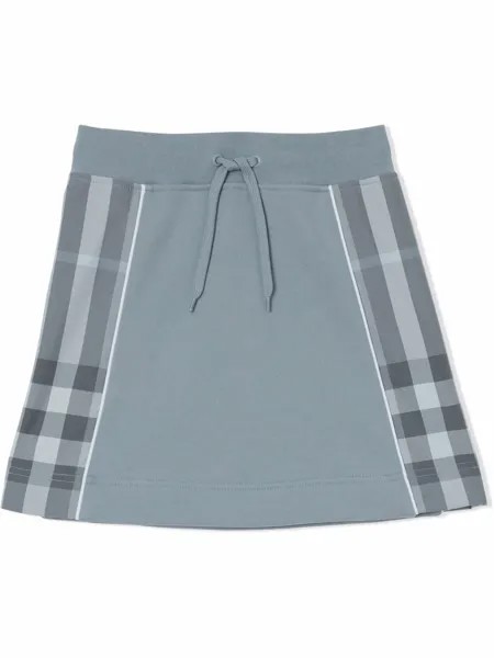 Burberry Kids мини-юбка А-силуэта в клетку Vintage Check