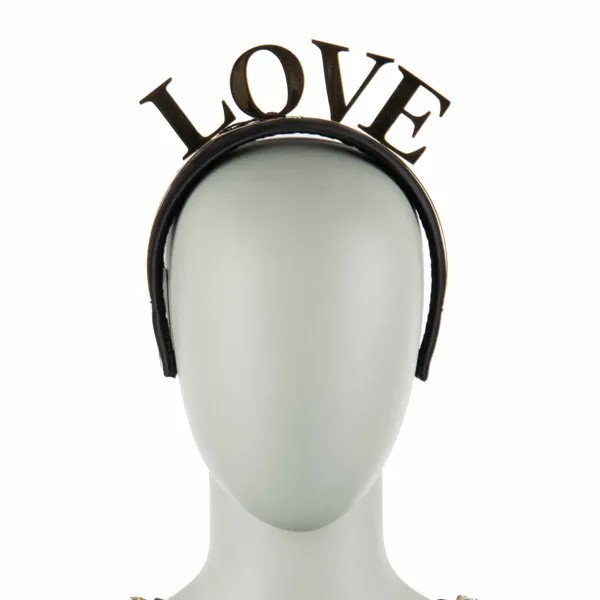 DOLCE - GABBANA Love Crown Tiara Ободок для волос Золотой Черный 07914
