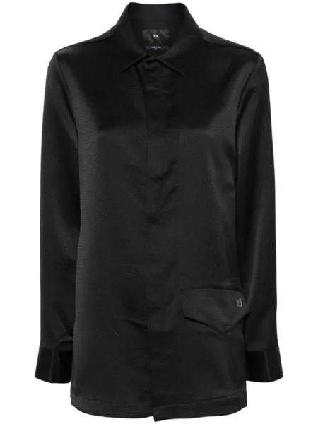 Y-3 рубашка с логотипом, черный