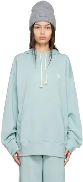 Синяя худи из органического хлопка Acne Studios