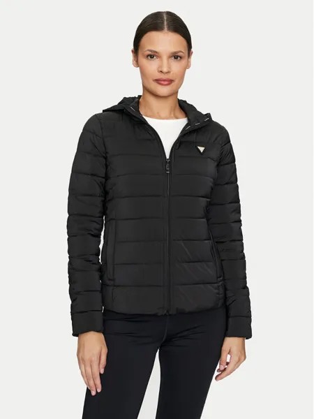 Пуховик slim fit Guess, черный