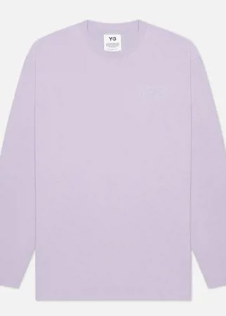Мужской лонгслив Y-3 Classic Chest Logo Y-3, цвет фиолетовый, размер S