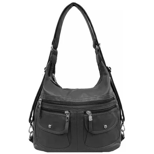 Сумка-рюкзак женская DOLPHIN, цвет- черный