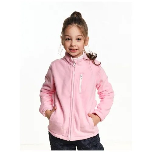 Куртка-олимпийка для девочки Mini Maxi, модель 7085, цвет розовый, размер 104