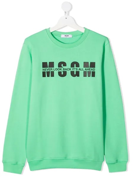 MSGM Kids толстовка с логотипом
