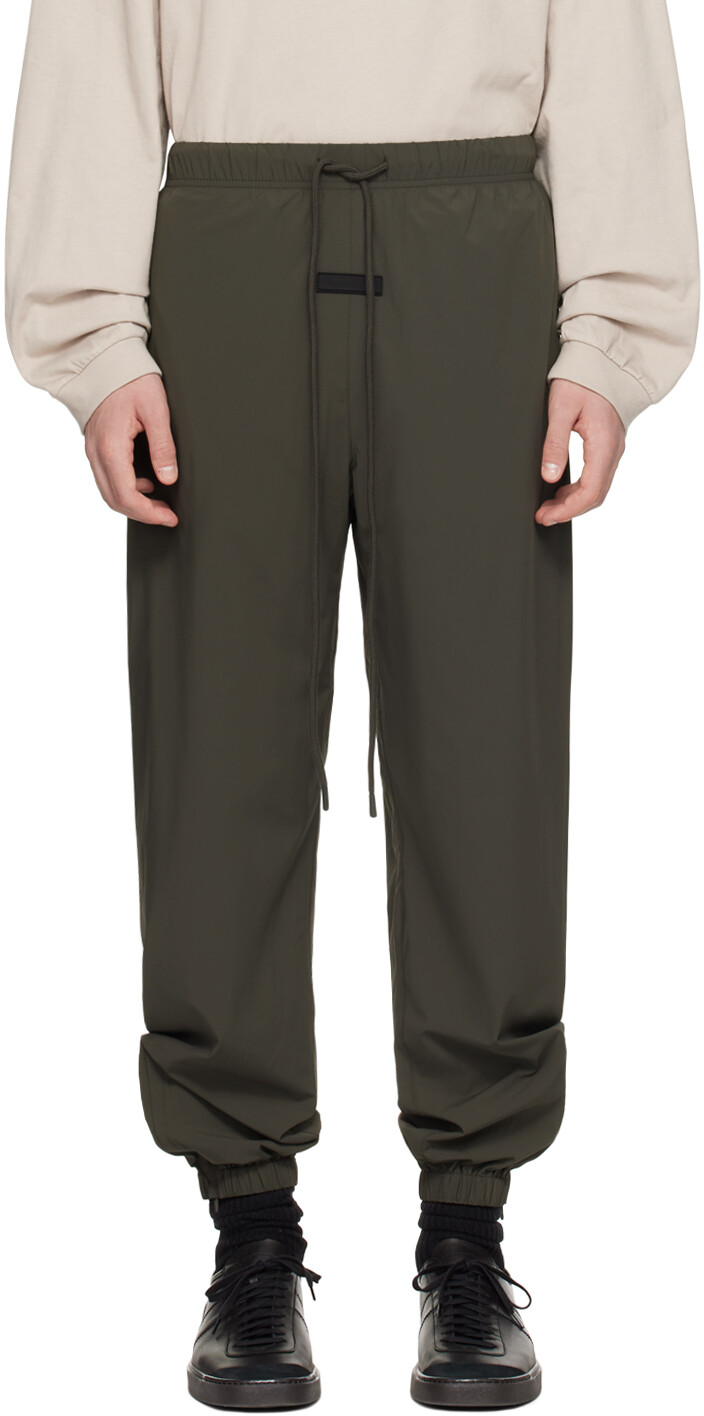 Серые спортивные брюки на кулиске Fear Of God Essentials, цвет Ink