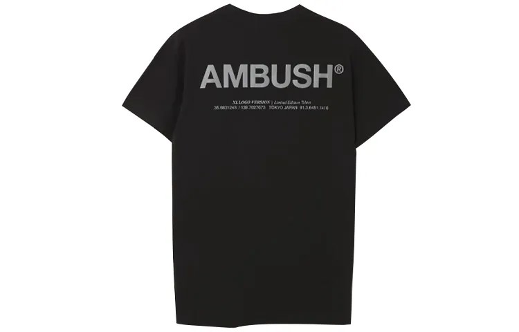Футболка унисекс черная Ambush, черный
