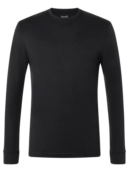 Лонгслив super.natural Merino, черный