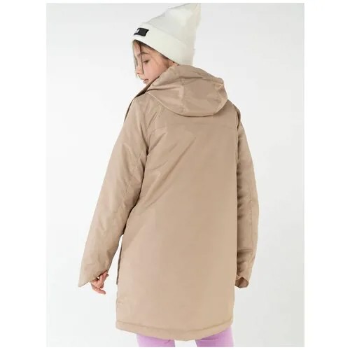Куртка для девочки Orby. цвет бежевый. размер 158