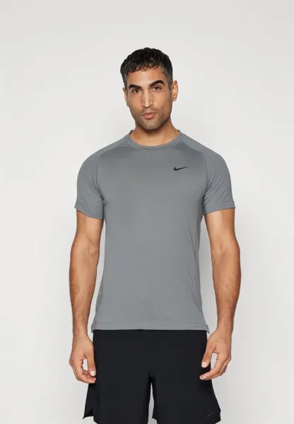 Спортивная футболка Flex Nike, цвет smoke grey/black