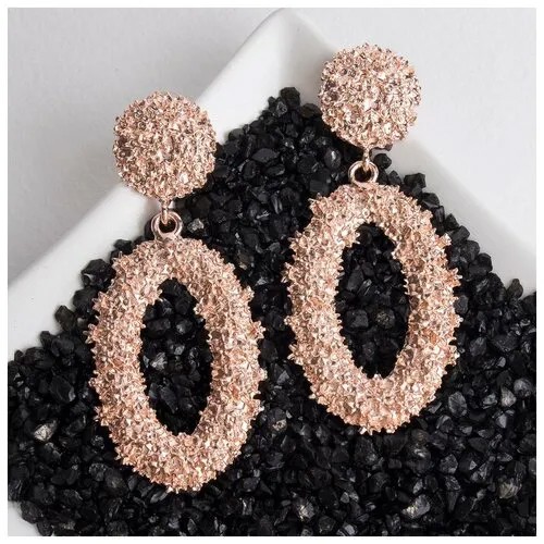 Серьги цепочки Queen Fair, золотой, серебряный