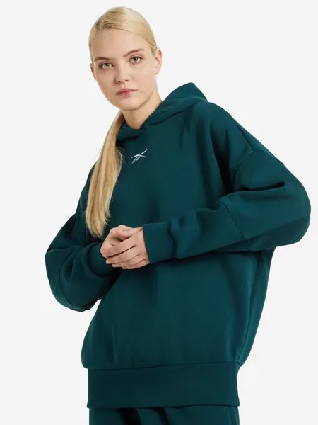 Толстовка женская Reebok Lux Hoodie, Зеленый