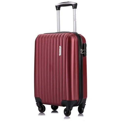 Умный чемодан L'case Krabi, 36 л, размер S, красный, бордовый