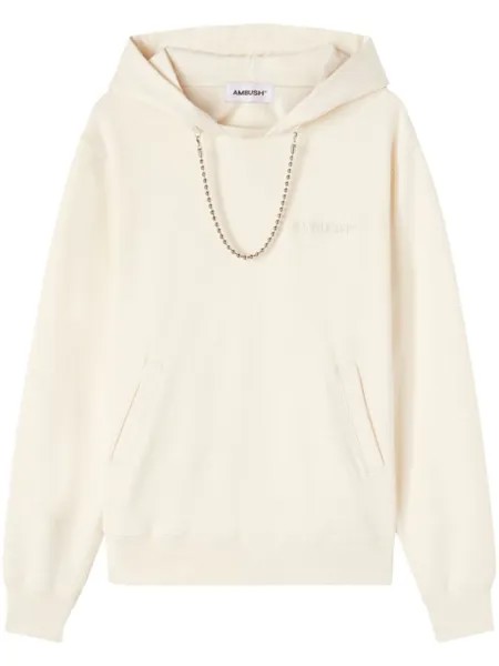 AMBUSH худи из органического хлопка, нейтральный цвет