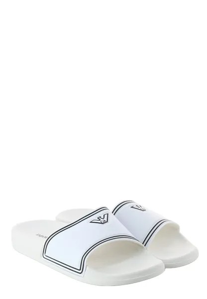 Сланцы женские Emporio Armani 105846 белые 36 EU