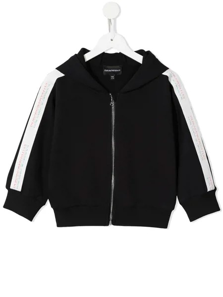 Emporio Armani Kids худи на молнии с логотипом