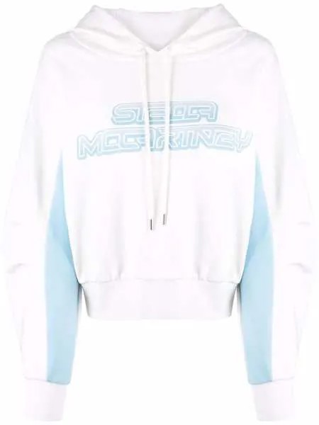 Stella McCartney худи из джерси с логотипом