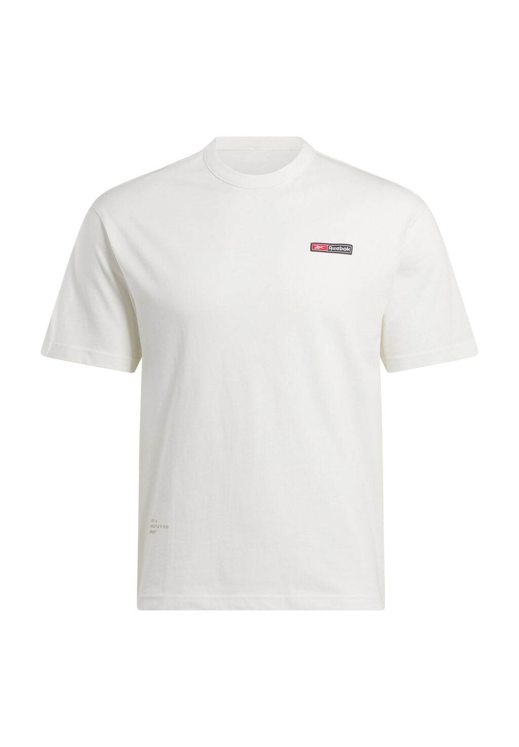 Футболка с принтом Graphic Short Sleeve Identity Logo Mash Up Reebok, слоновая кость