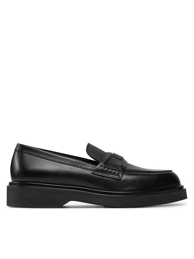 Тапочки Calvin Klein Loafer W/Hw Lth HW0HW02182, черный