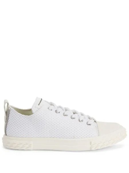 Giuseppe Zanotti фактурные кеды Frankie, белый