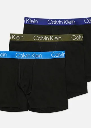 Комплект мужских трусов Calvin Klein Underwear 3-Pack Boxer Brief, цвет чёрный, размер S