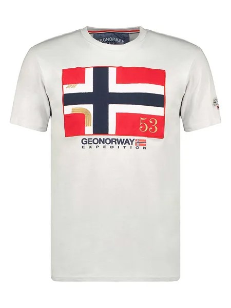 Футболка Geographical Norway, светло-серый
