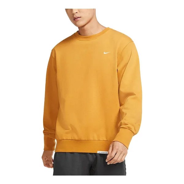 Толстовка Nike Solo Swoosh Fleece Crew 'Orange', оранжевый