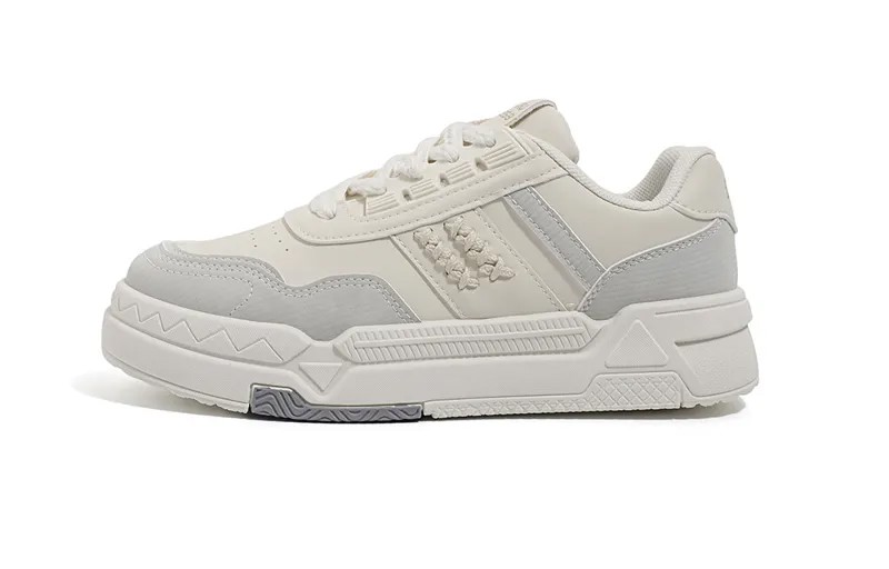 Кроссовки HUANQIU Skateboarding Shoes Women's Low-top, цвет Off White