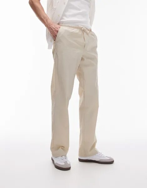 Брюки свободного кроя Topman