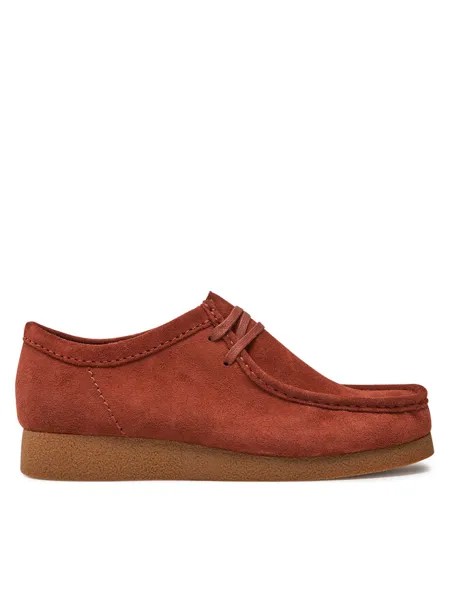 Мокасины Clarks Wallabee Evo 26178278 Naranja, оранжевый