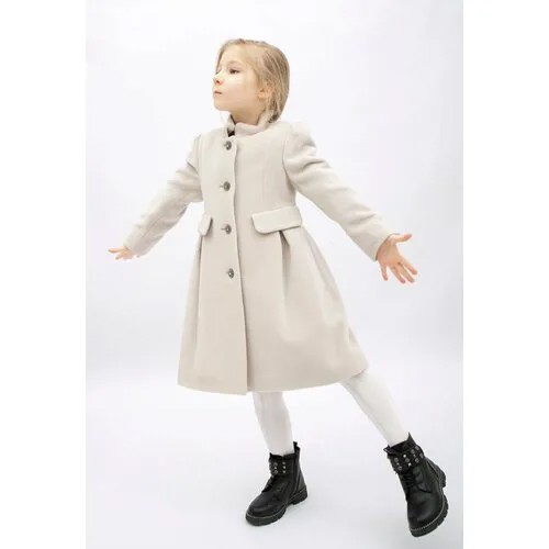 Пальто LeaVinci, демисезонное, размер 30, серый