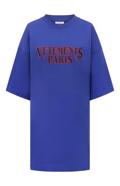 Хлопковая футболка VETEMENTS